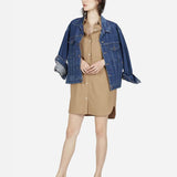 חולצה חומה צהובה