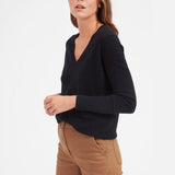 חולצת שמלה שחורה